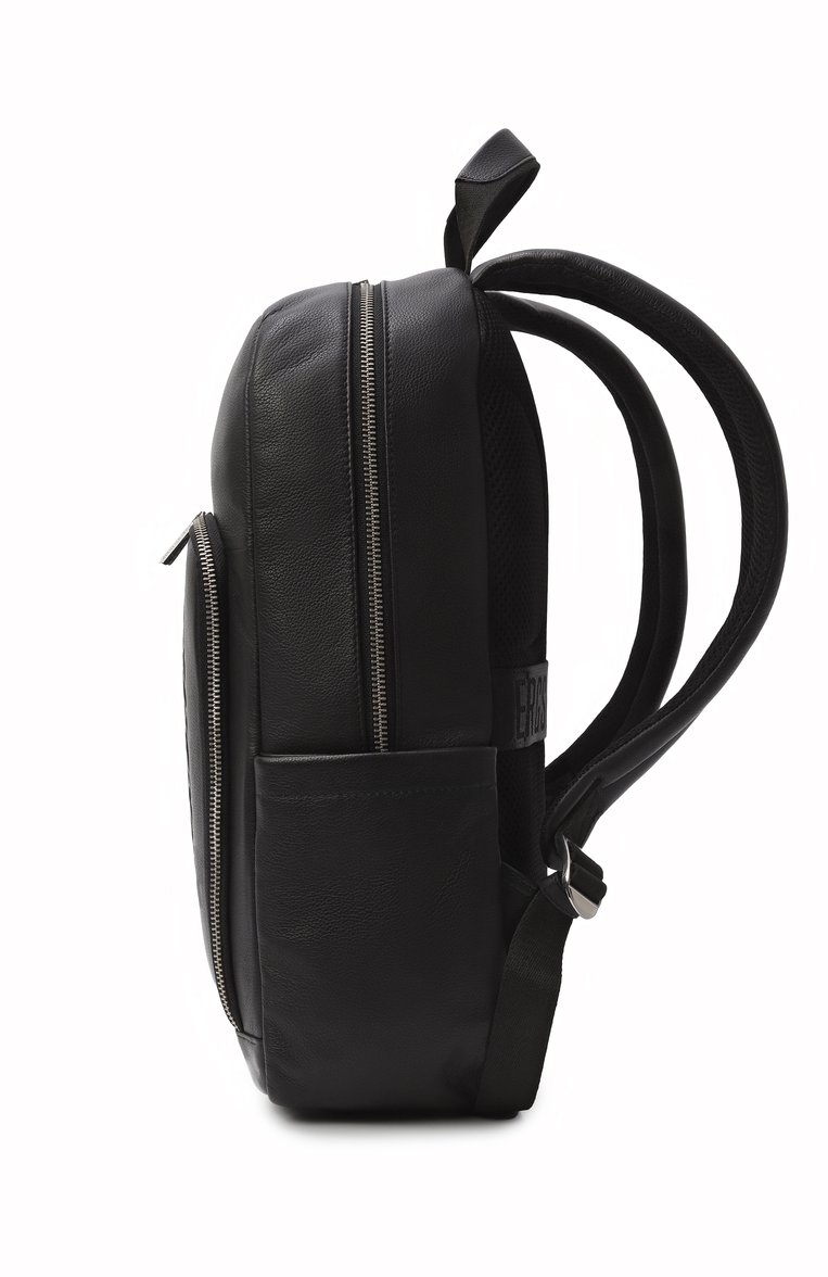 Мужской рюкзак jade DIRK BIKKEMBERGS черного цвета, арт. BKZA01077M | Фото 4 (Сумки-технические: Рюкзаки - большие; Стили: Классический; Размер: large; Материал: Натуральная кожа; Автоматизация ТО: Проставлено; Автоматизация состава: Проставлено)