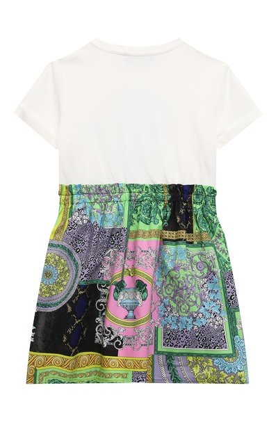 Хлопковое платье VERSACE, арт. 1000327/1A00337/8A-14A, фото 2