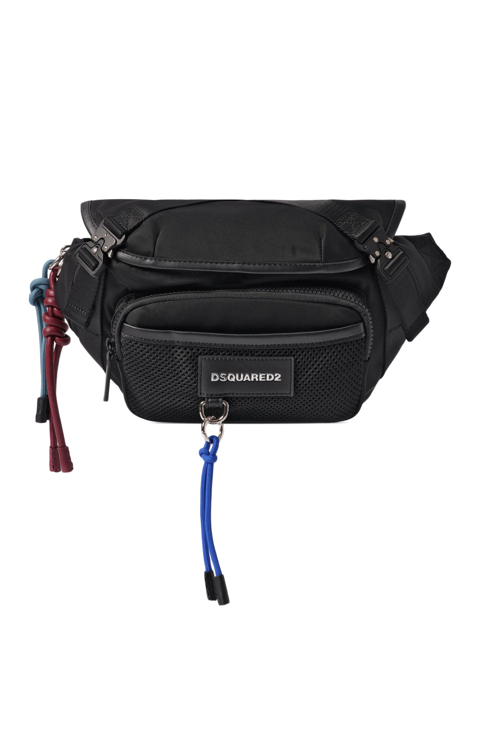Поясная сумка basic DSQUARED2 черного цвета по цене 35750 руб., арт. BBM0085/11700001, фото 1 Поясная сумка basic DSQUARED2, арт. BBM0085/11700001, фото 1