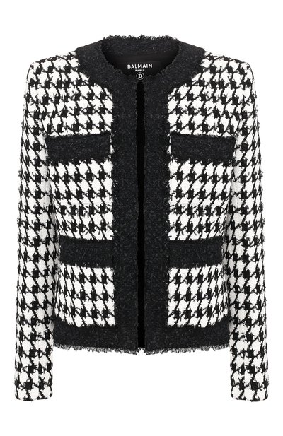 Женский хлопковый жакет BALMAIN, арт. TF17532/C223