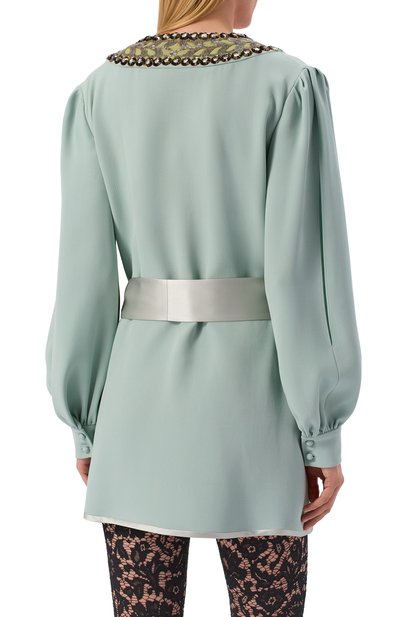 Шелковая блузка VALENTINO, арт. 8B3AB830/1MM, фото 4