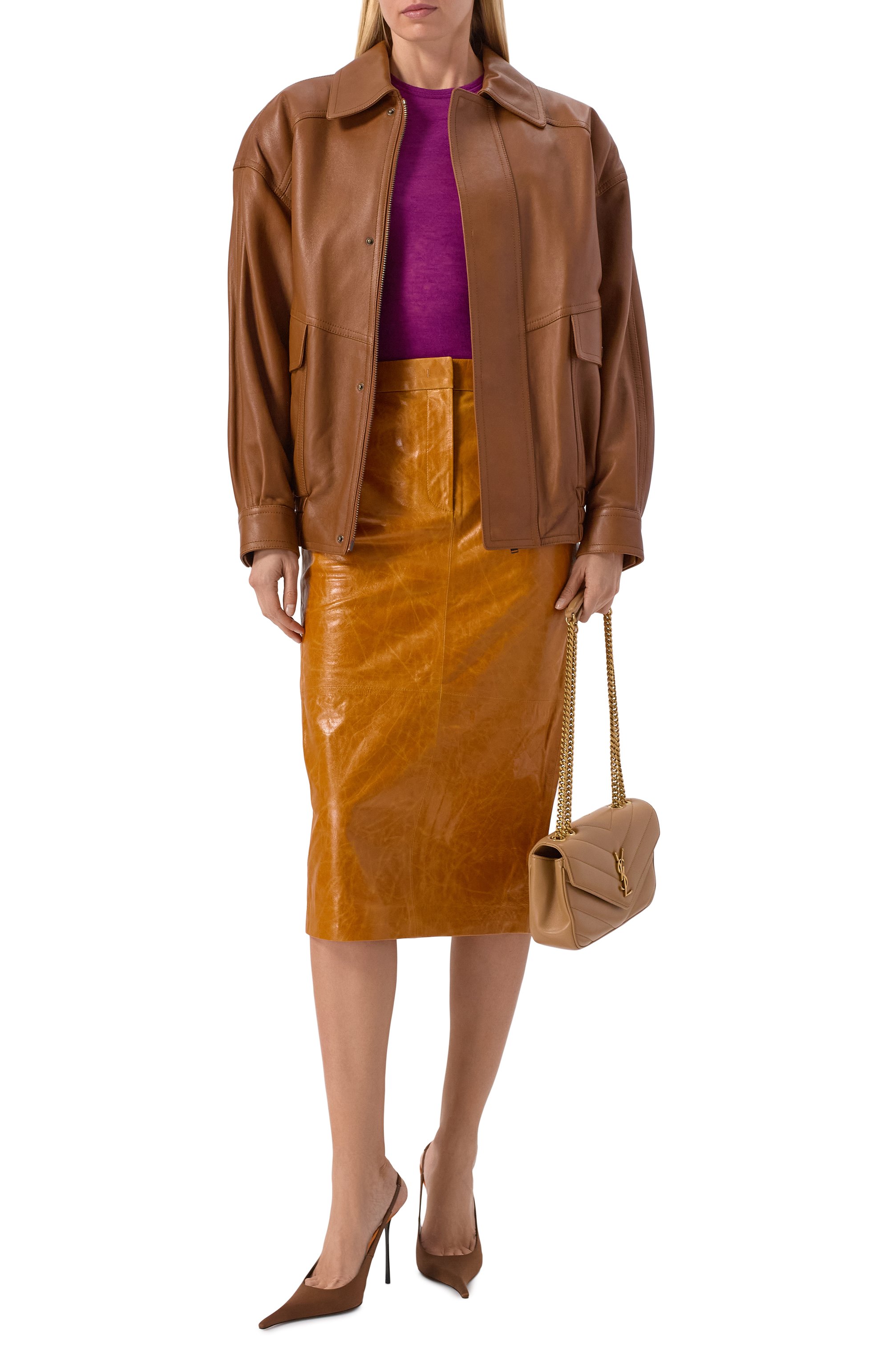 Топ из кашемира и шелка SAINT LAURENT, арт. 849920/Y38BL, фото 2