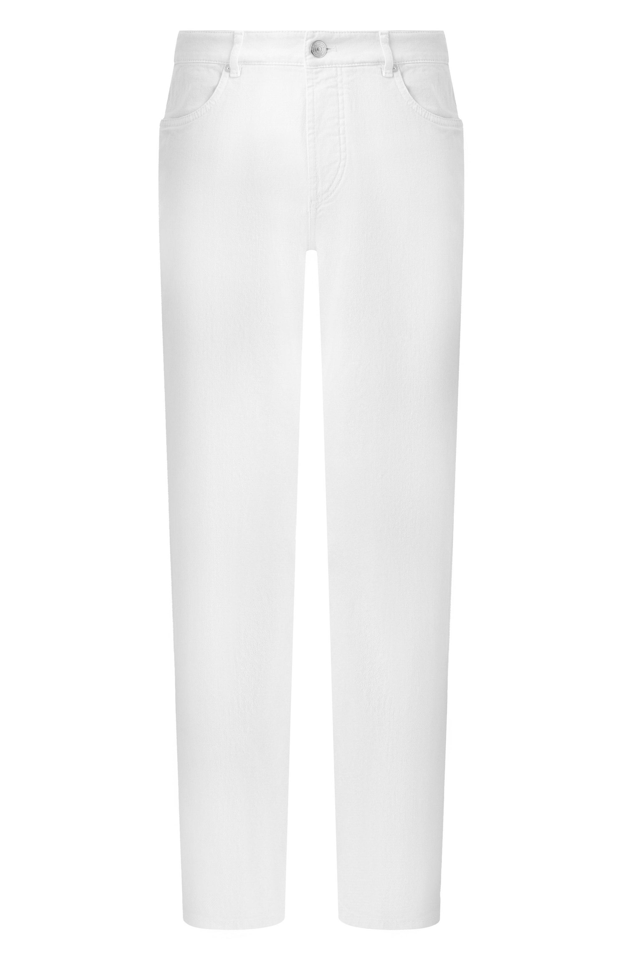 Джинсы traditional fit BRUNELLO CUCINELLI белого цвета по цене 88800 руб., арт. M277PB321W, фото 1 Джинсы traditional fit BRUNELLO CUCINELLI, арт. M277PB321W, фото 1