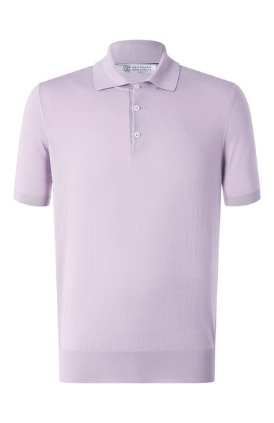 Мужская хлопковое поло BRUNELLO CUCINELLI, арт. M29800125