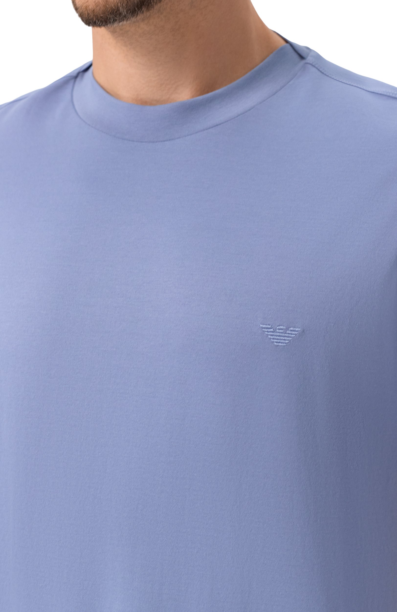 Хлопковая футболка EMPORIO ARMANI, арт. EM006779/AF28078, фото 5