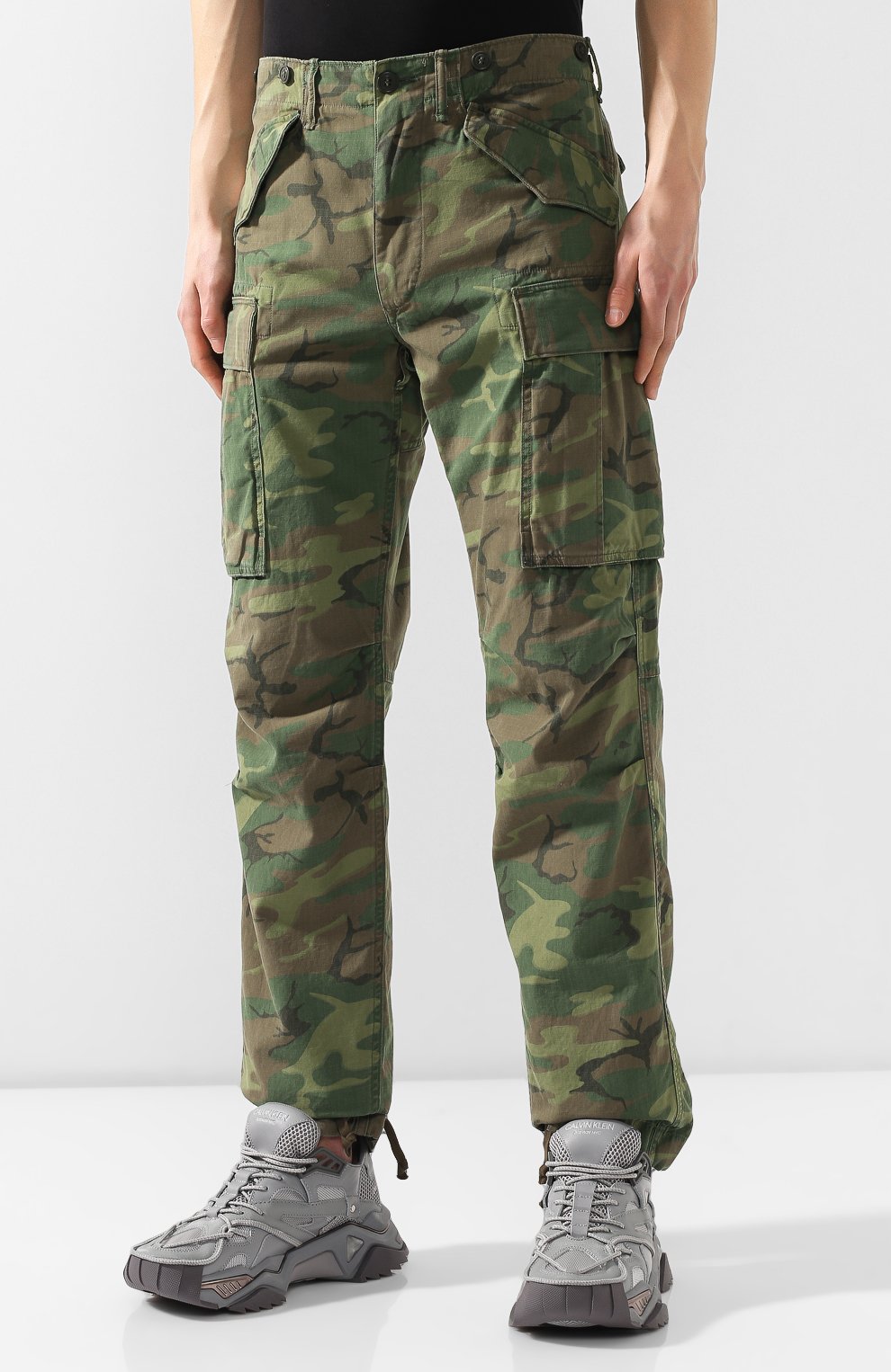 Хлопковые брюки RRL, арт. 782726011, фото 3