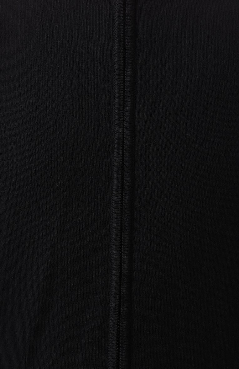 Мужской хлопковый кардиган CANALI черного цвета, арт. C0022/MK00145 | Фото 6 (Длина (для топов): Стандартные; Рукава: Длинные; Мужское Кросс-КТ: Кардиган-одежда; Стили: Кэжуэл; Материал внешний: Хлопок; Застежка: Молния)