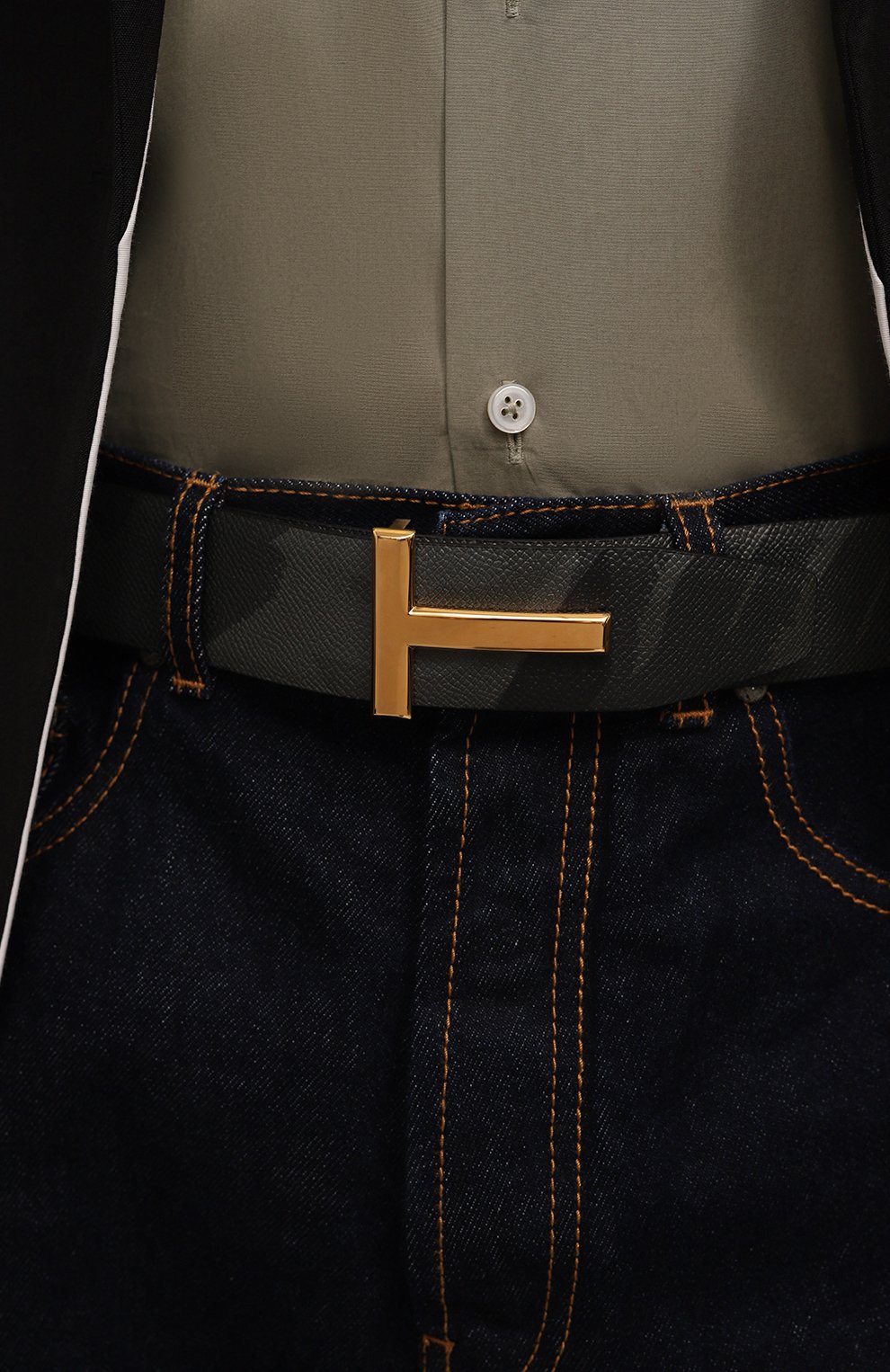 Кожаный ремень TOM FORD, арт. TB178/ICL094G, фото 2