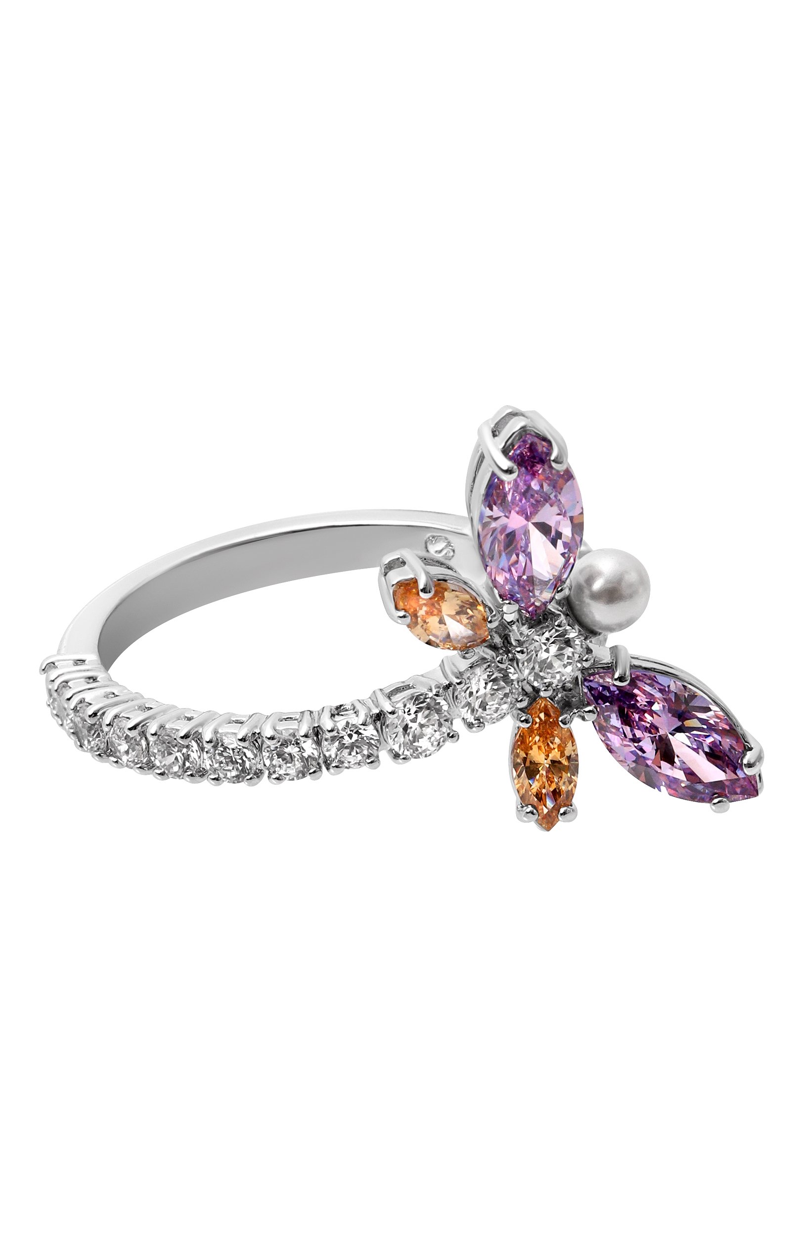 Кольцо ariana grande x swarovski SWAROVSKI разноцветного цвета по цене 19850 руб., арт. 5737367, фото 1 Кольцо ariana grande x swarovski SWAROVSKI, арт. 5737367, фото 1
