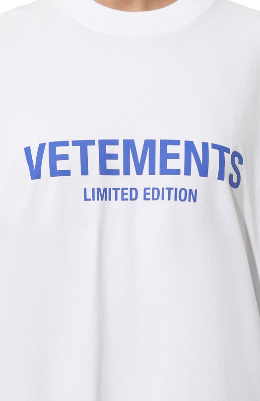 фото Хлопковая футболка vetements