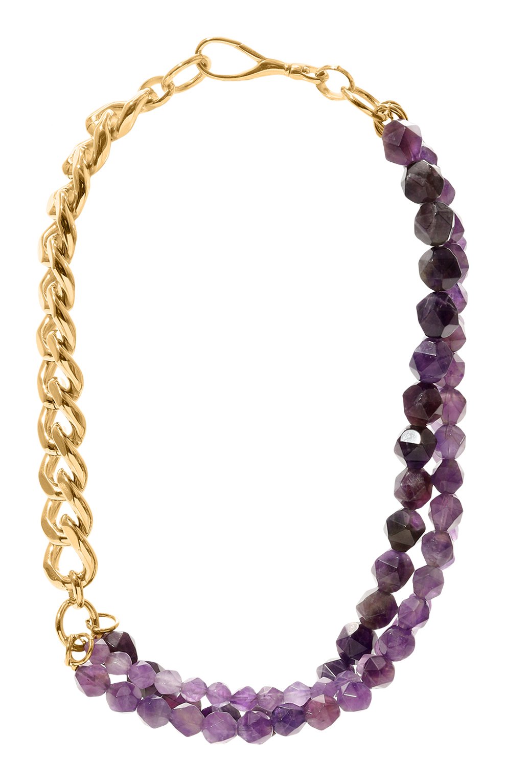 Колье CRYSTALLINE JEWELLERY фиолетового цвета по цене 19140 руб., арт. 501РТ, фото 1 Колье CRYSTALLINE JEWELLERY, арт. 501РТ, фото 1