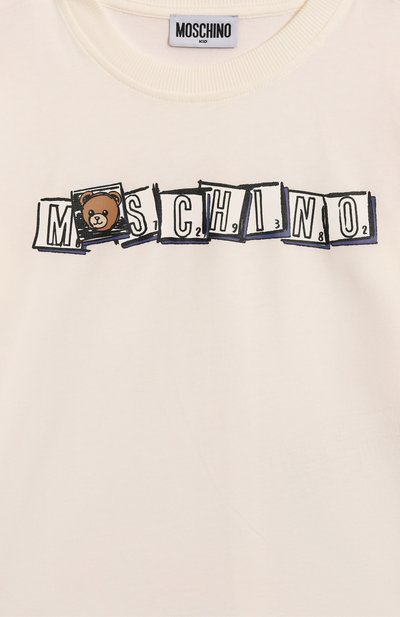 Хлопковая футболка MOSCHINO, арт. HUM05F/LAA20/4-8, фото 3