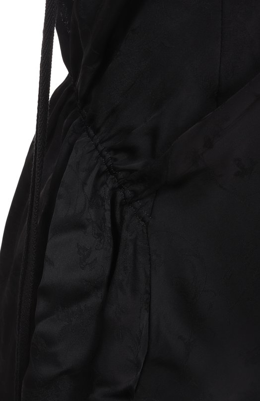 Топ из вискозы и шелка Ann Demeulemeester B0012832/FA611 Чёрный  B0012832/FA611 Фото 6