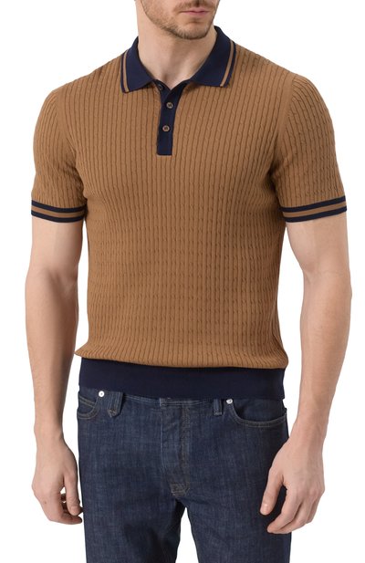 Хлопковое поло GRAN SASSO, арт. 57113/20625, фото 3