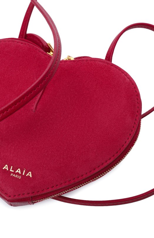 Сумка Le Cœur small Alaia AA1P043CA577 Бордовый  AA1P043CA577 Фото 6