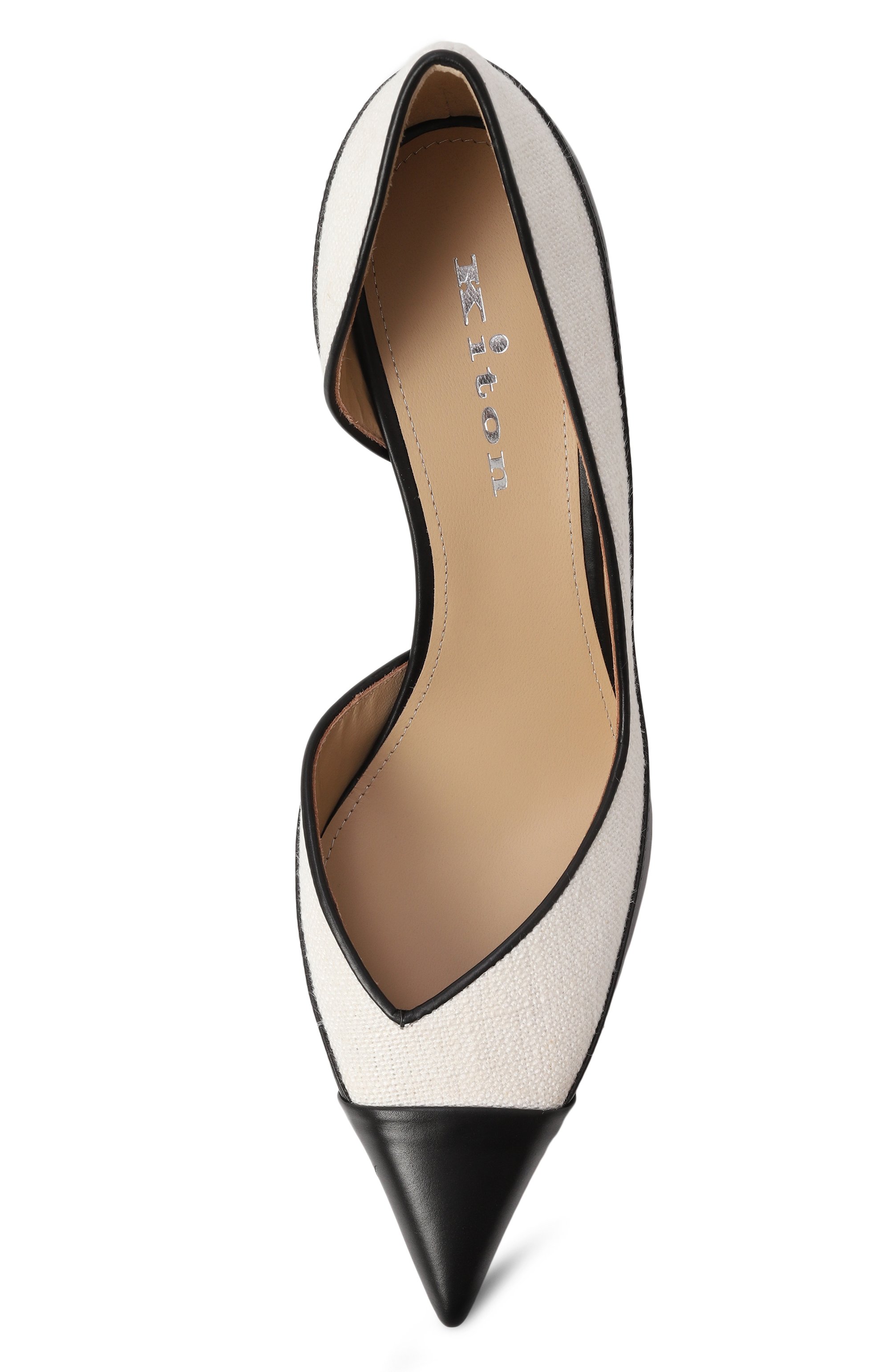 Комбинированные туфли KITON, арт. D58829K0910F01, фото 6