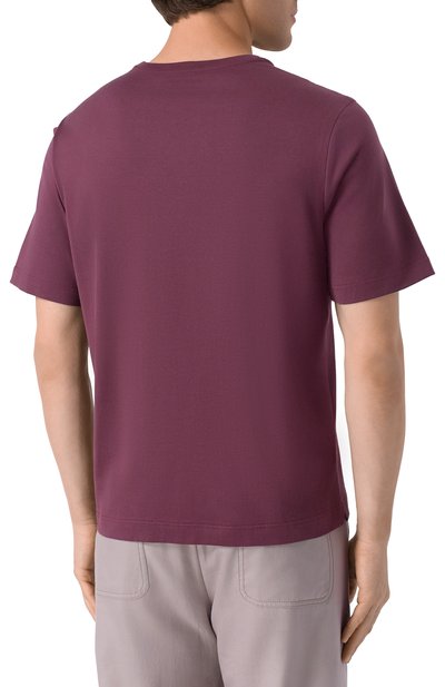 Хлопковая футболка ZILLI, арт. TSR02AM0100VLE000, фото 4