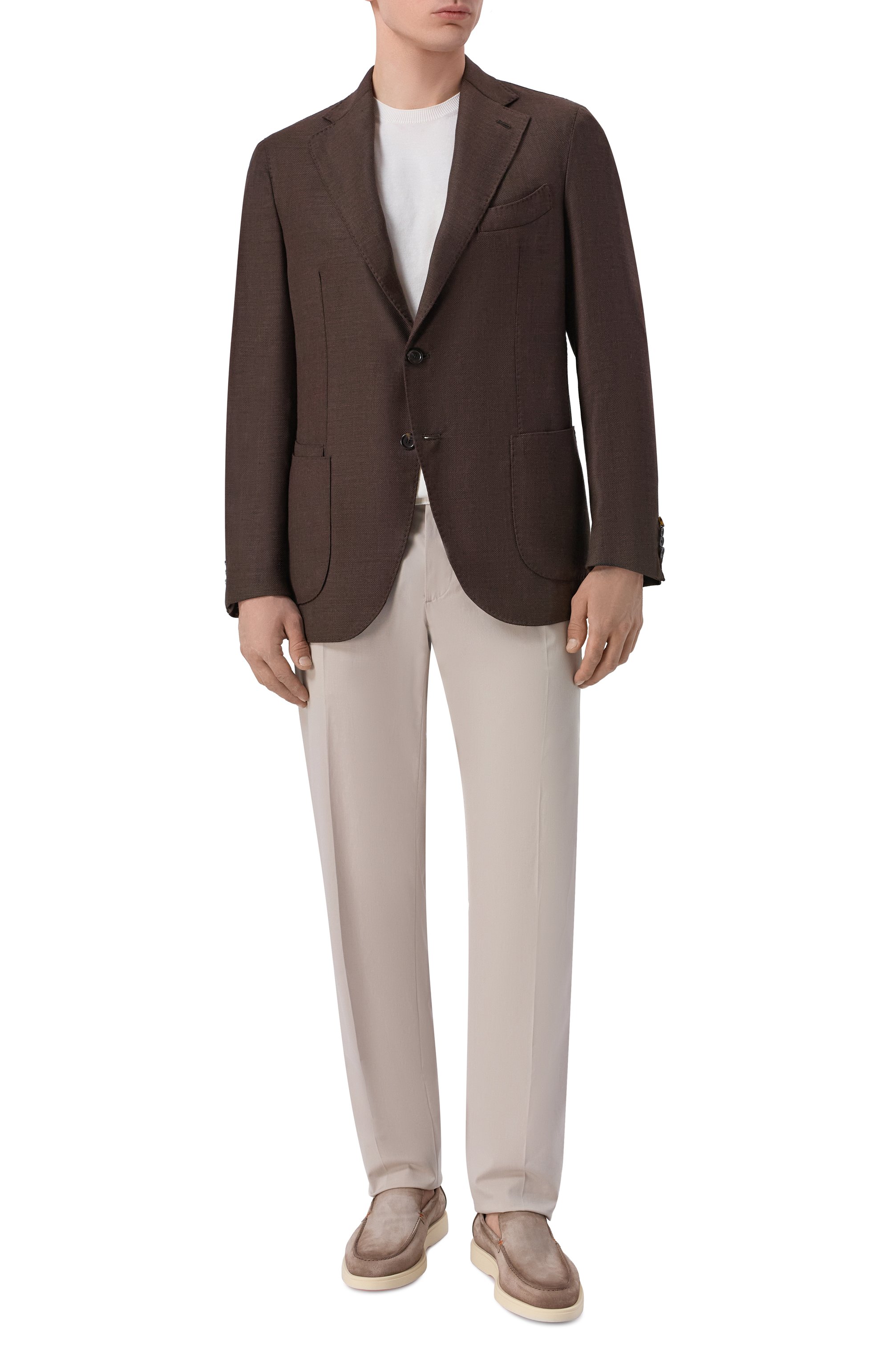 Шерстяной пиджак ANDREA CAMPAGNA, арт. SALINA C0N SPALLINA BASSA/T26123, фото 2