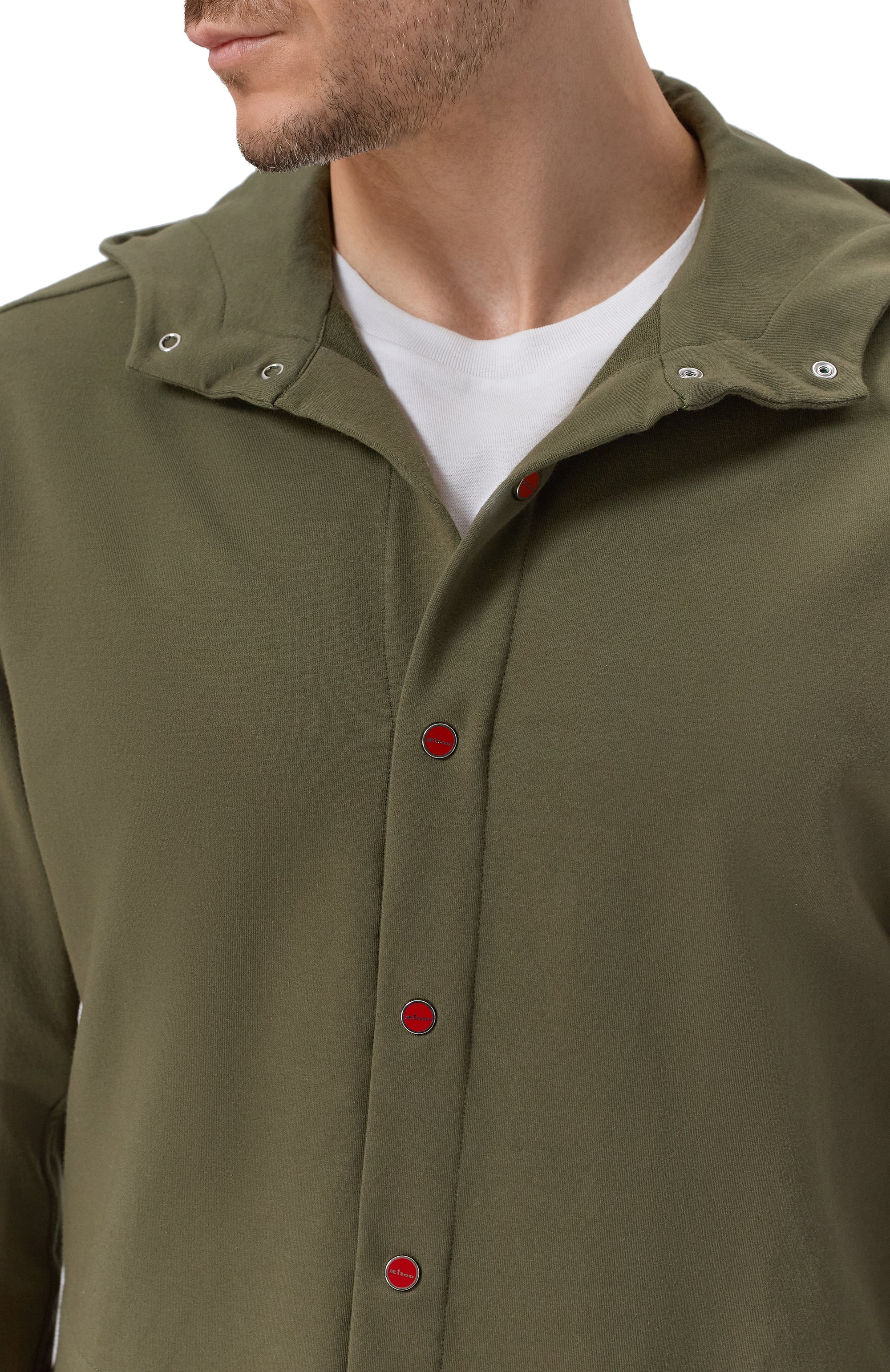 Хлопковая рубашка KITON, арт. UMCPETEH0805284, фото 5