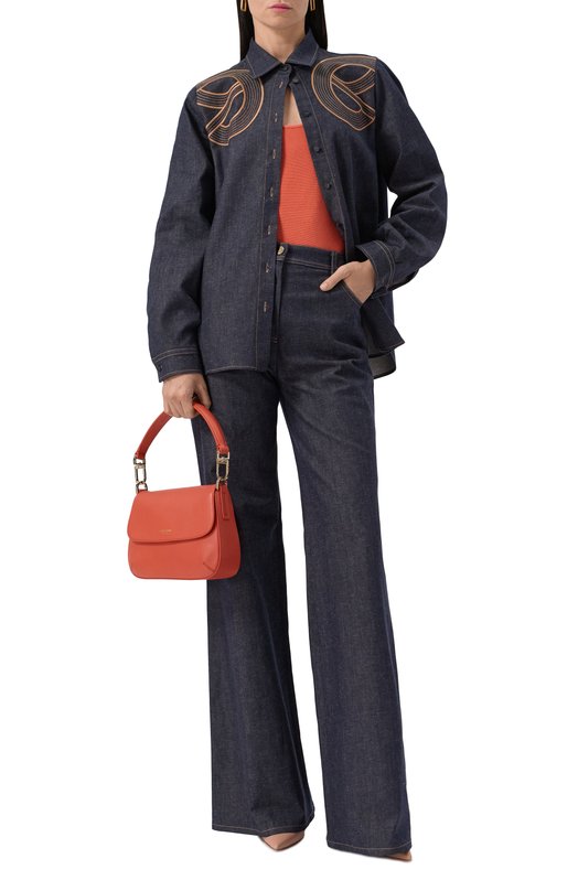 Сумка La Prima Soft small Giorgio Armani Y1B080/YZW4A Оранжевый  Y1B080/YZW4A Фото 7