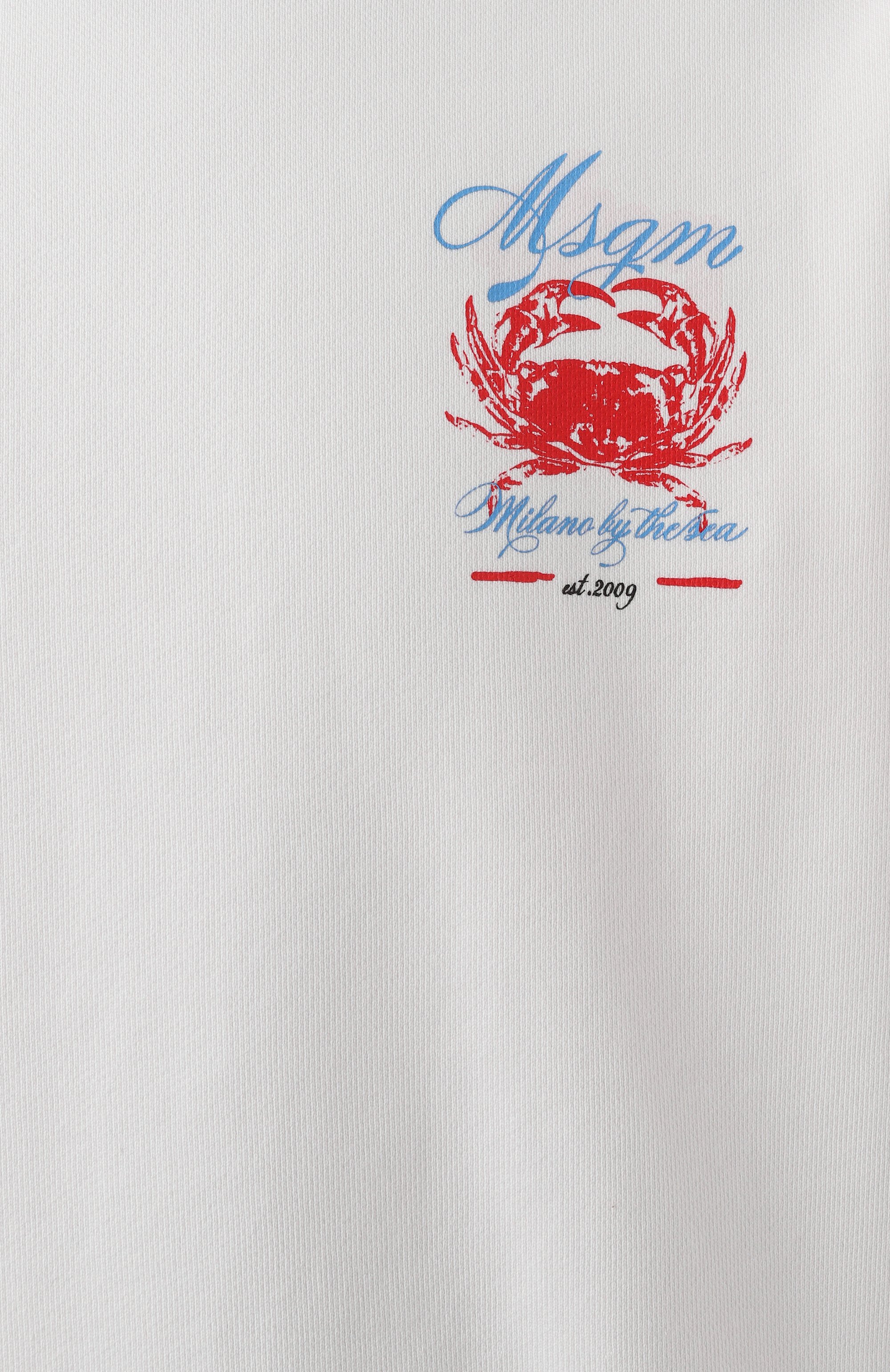 Хлопковый свитшот MSGM, арт. 3840MM115/257099, фото 6