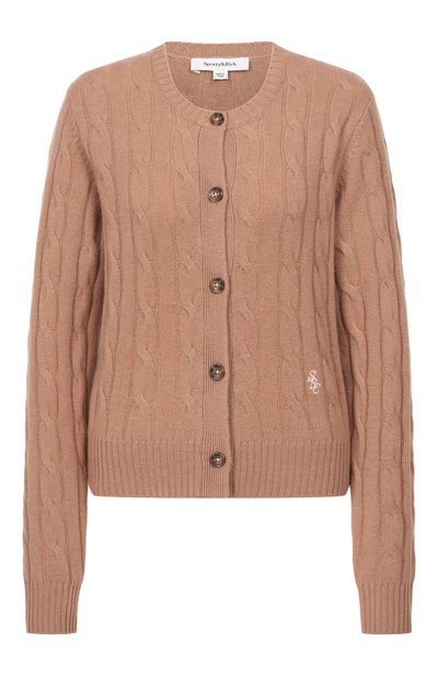 Женский кардиган из кашемира и шерсти SPORTY AND RICH, арт. CA00365302BE02