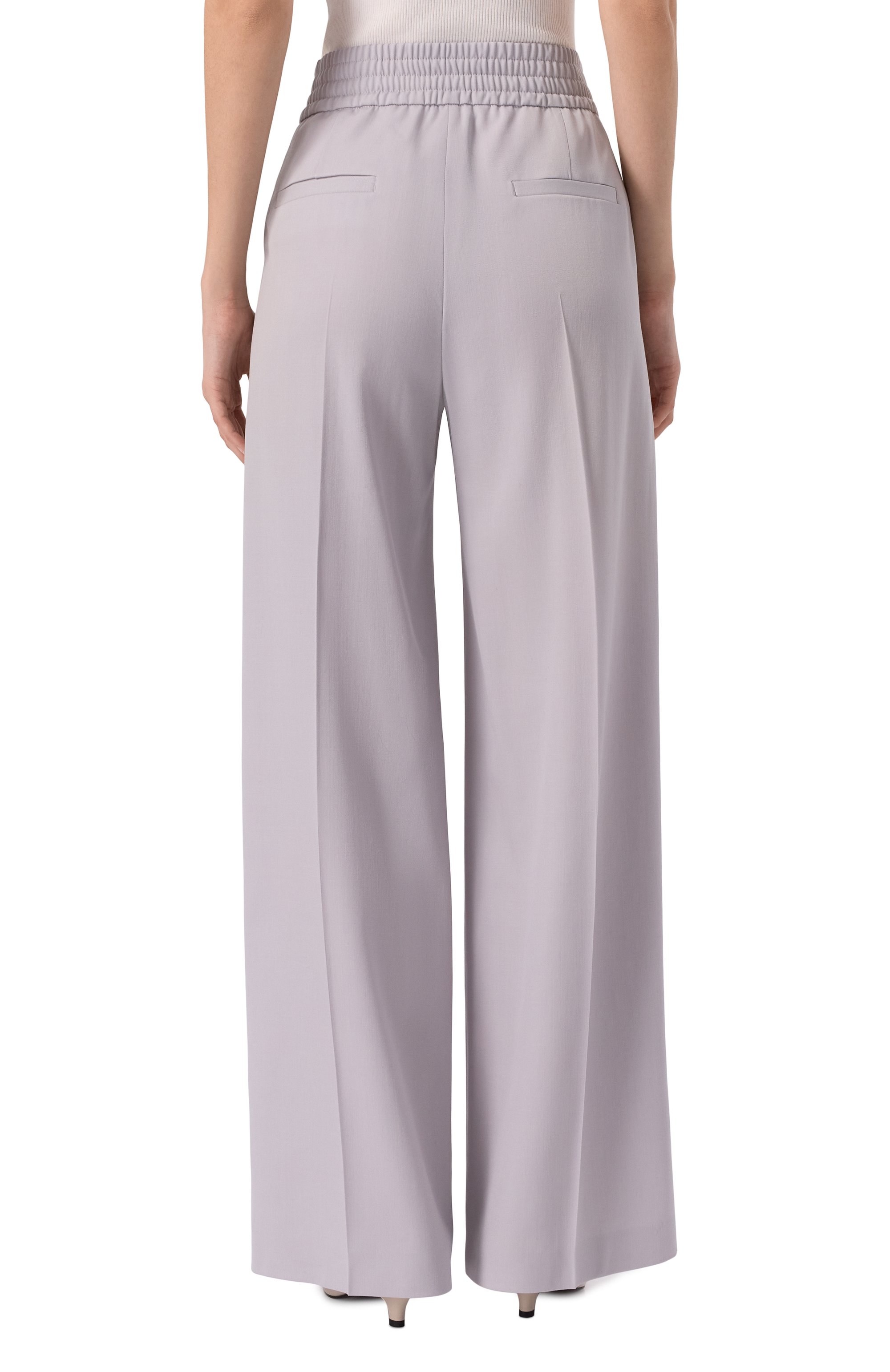 Шерстяные брюки WINDSOR серого цвета по цене 55750 руб., арт. 52 DH533LC 10018996/30046978, фото 4 Шерстяные брюки WINDSOR, арт. 52 DH533LC 10018996/30046978, фото 4