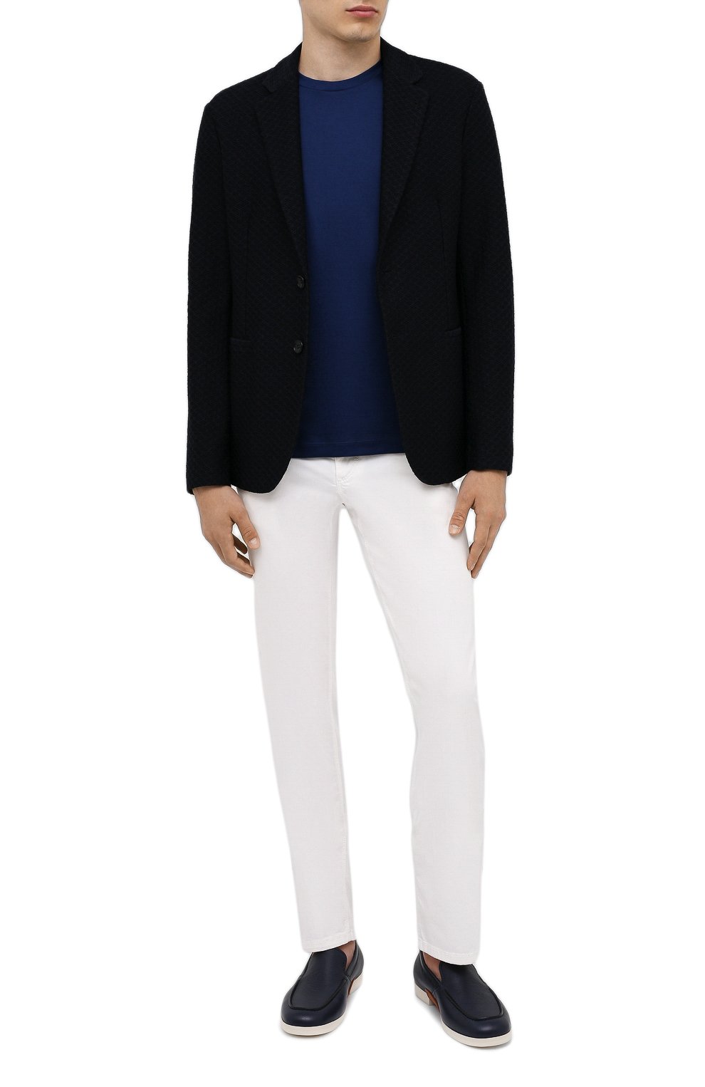 Хлопковая футболка GIORGIO ARMANI, арт. 3HSM72/SJTKZ, фото 2