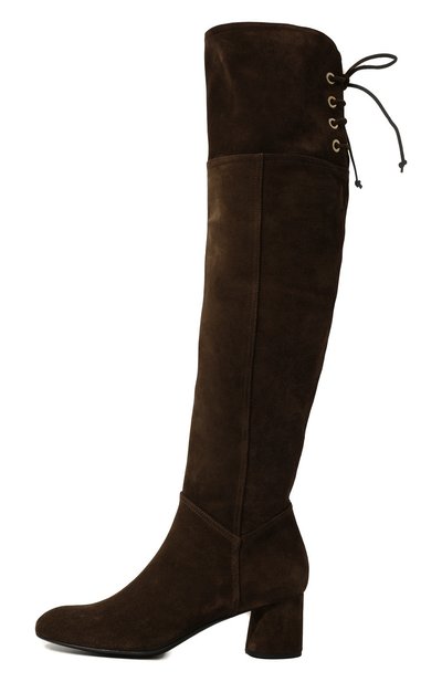 Замшевые ботфорты scarlet AGL, арт. D140606PKFERGU0402, фото 4