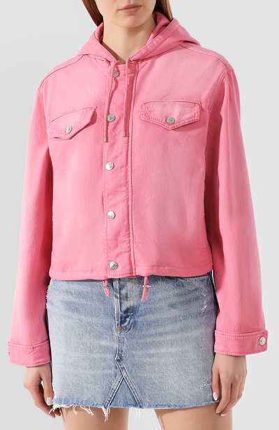 Джинсовая куртка KENZO розового цвета по цене 65150 руб., арт. FA52BL2346EP, фото 3 Джинсовая куртка KENZO, арт. FA52BL2346EP, фото 3