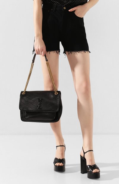 Сумка niki medium SAINT LAURENT, арт. 498894/1EL07, фото 2