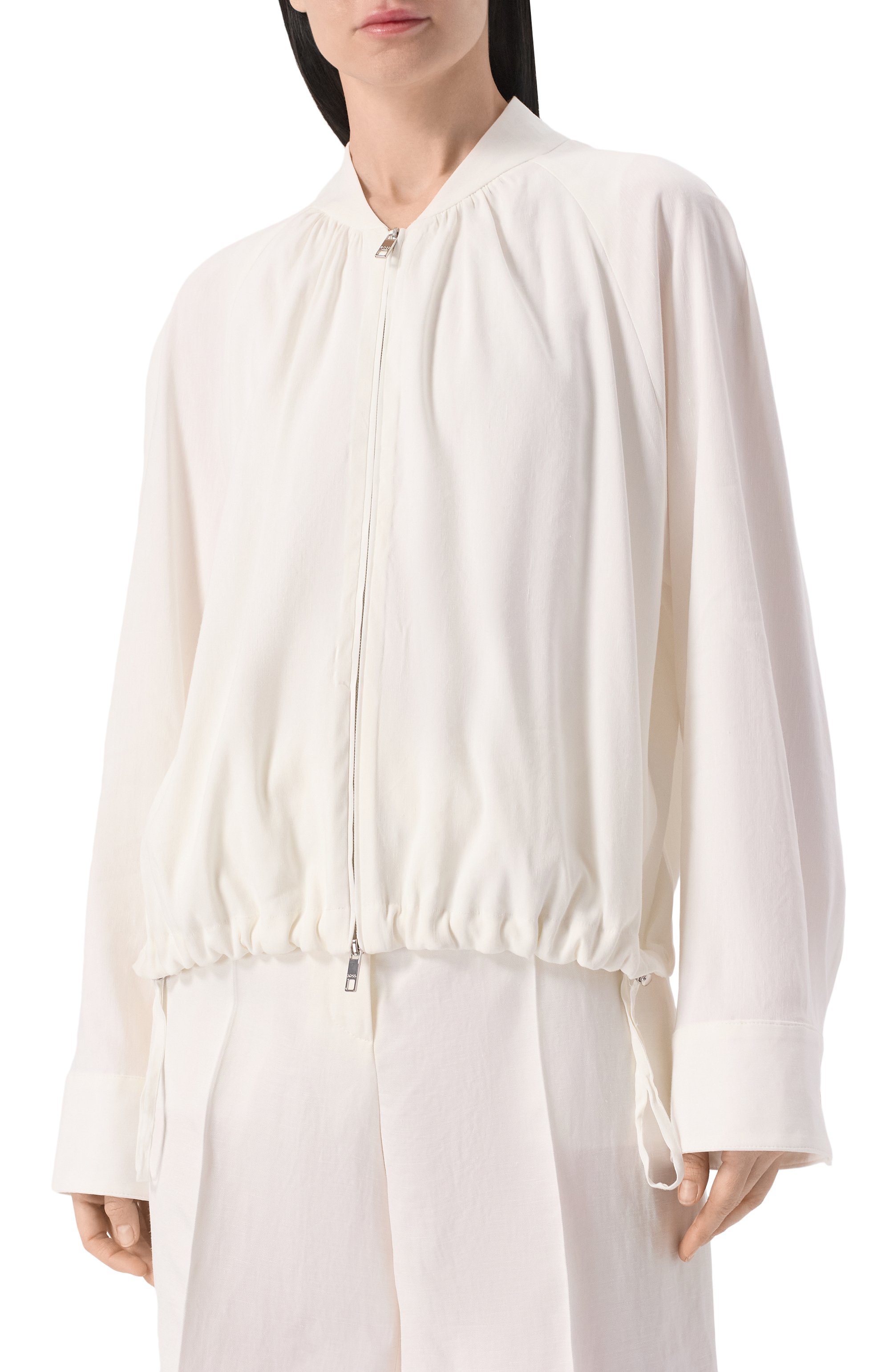 Бомбер изо льна и вискозы BOSS, арт. 50537957, фото 3