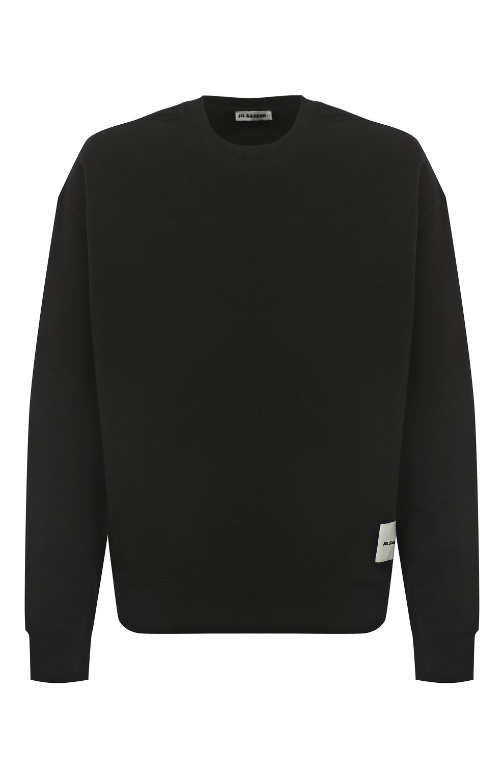 Хлопковый свитшот JIL SANDER черного цвета по цене 54200 руб., арт. J47GU0104/J20039, фото 1 Хлопковый свитшот JIL SANDER, арт. J47GU0104/J20039, фото 1