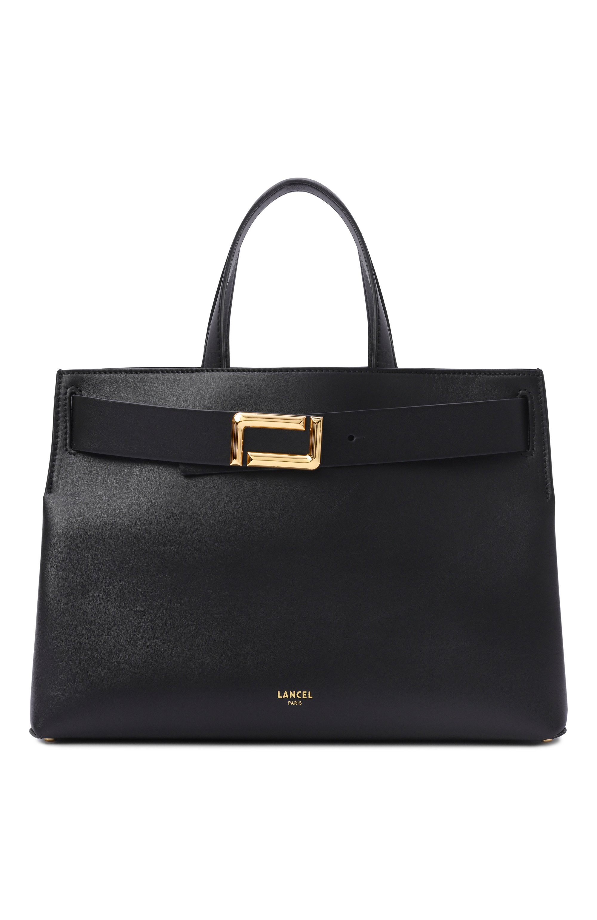 Сумка-тоут angele medium LANCEL черного цвета по цене 96800 руб., арт. A14017, фото 1 Сумка-тоут angele medium LANCEL, арт. A14017, фото 1