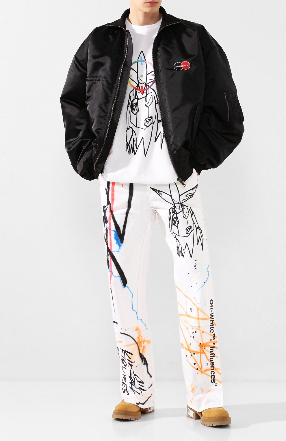 Джинсы OFF-WHITE, арт. 0MYA075S20D050510188, фото 2