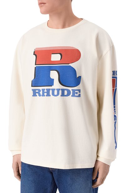 Хлопковый лонгслив RHUDE, арт. RHPS26TT17012, фото 3