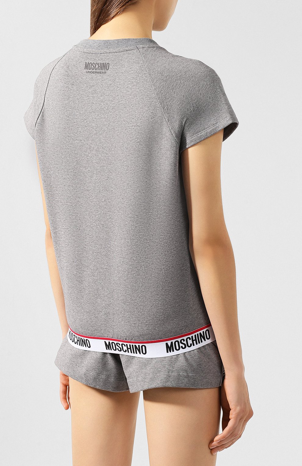 Хлопковая футболка MOSCHINO, арт. A1707/9001, фото 4