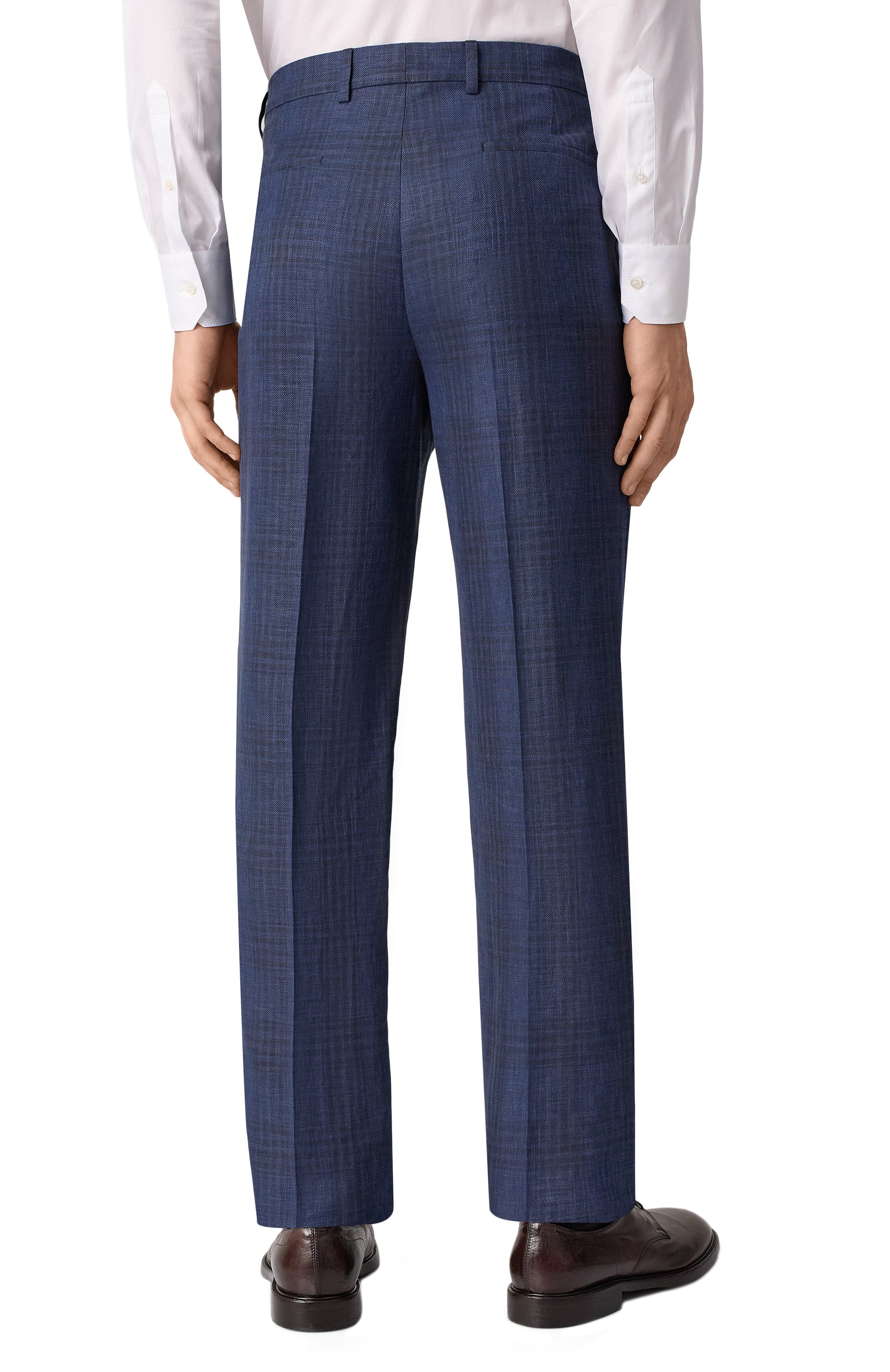 Костюм из шерсти и льна BRUNELLO CUCINELLI темно-синего цвета по цене 721500 руб., арт. MR486LDWH, фото 7 Костюм из шерсти и льна BRUNELLO CUCINELLI, арт. MR486LDWH, фото 7