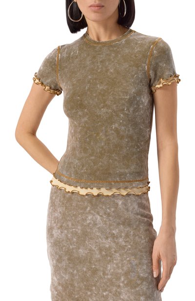 Хлопковый топ DIESEL, арт. A16657/0JQAT, фото 3