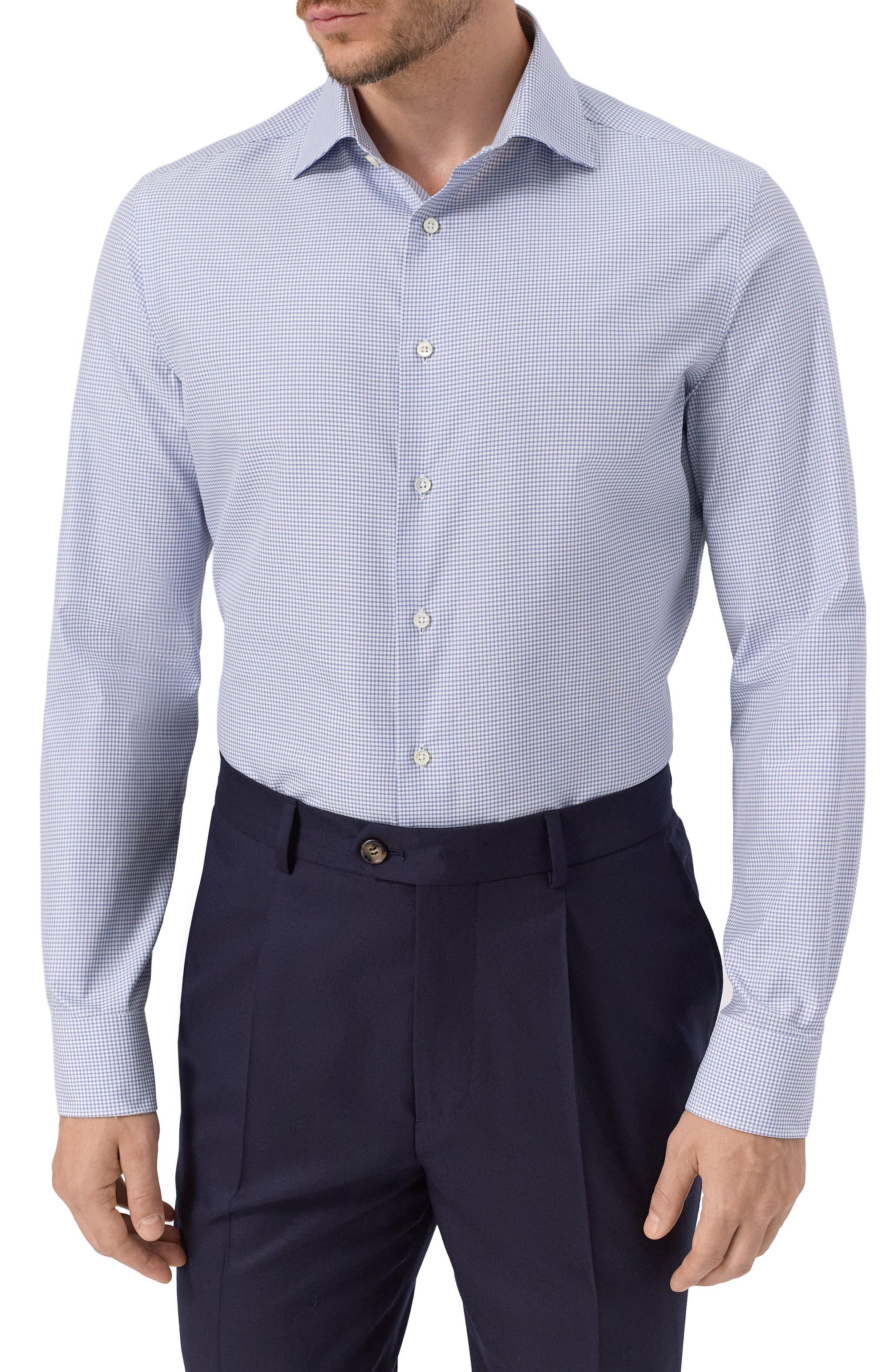 Хлопковая сорочка CANALI, арт. NCLX098/GR03630, фото 3