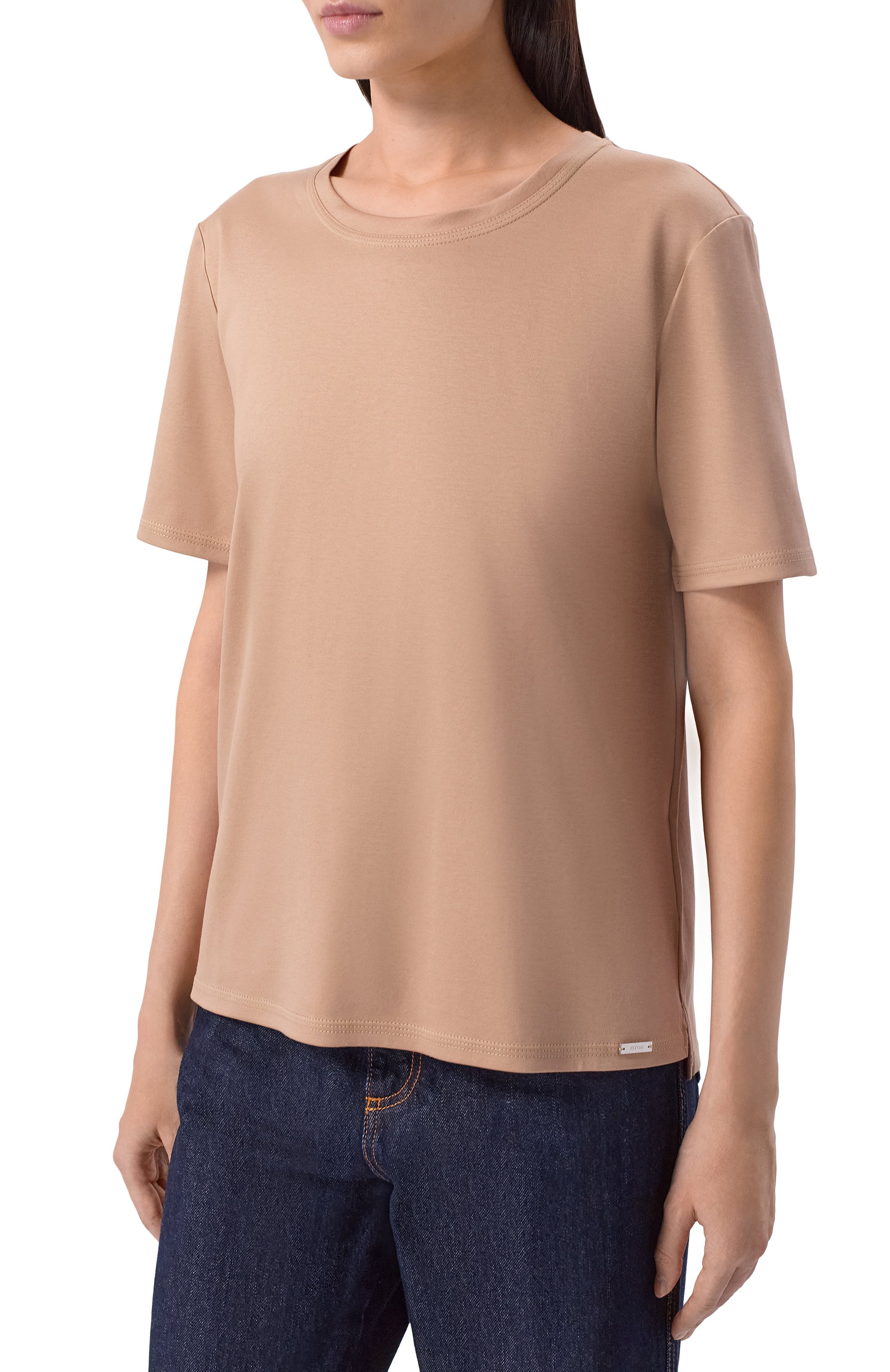 Хлопковая футболка KITON, арт. D61449H0805104, фото 3