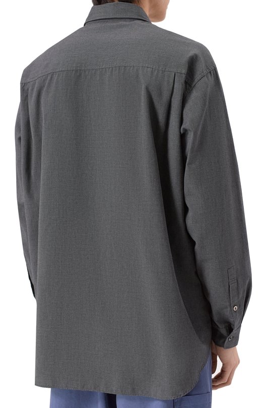 Хлопковая рубашка Undercover UP2E4402 Серый  UP2E4402 Фото 4