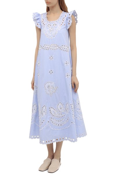 Хлопковое платье REDVALENTINO, арт. VR0VA17Q/5T4, фото 3
