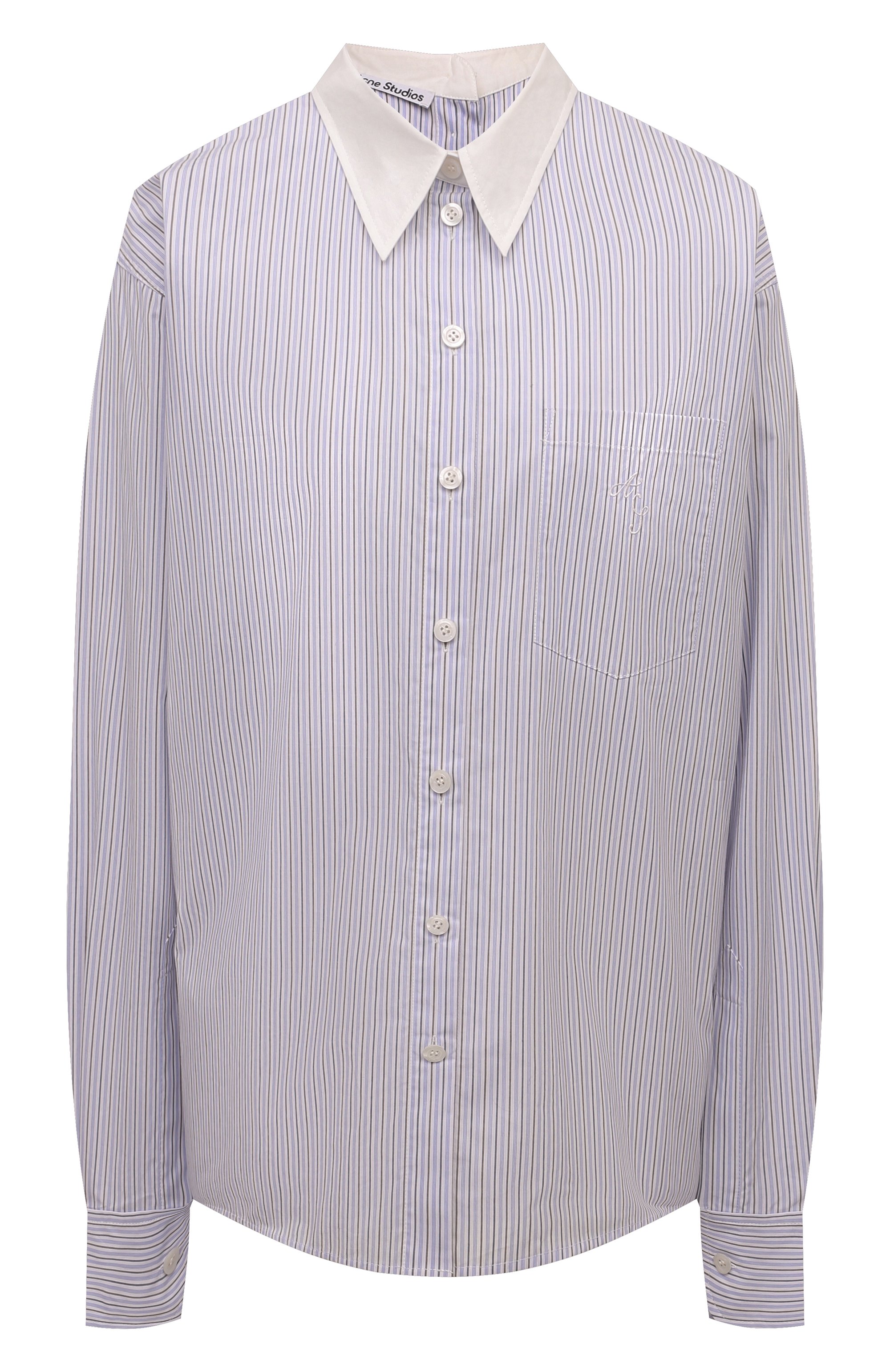 Хлопковая рубашка ACNE STUDIOS, арт. FN-WN-BL0U001031, фото 1