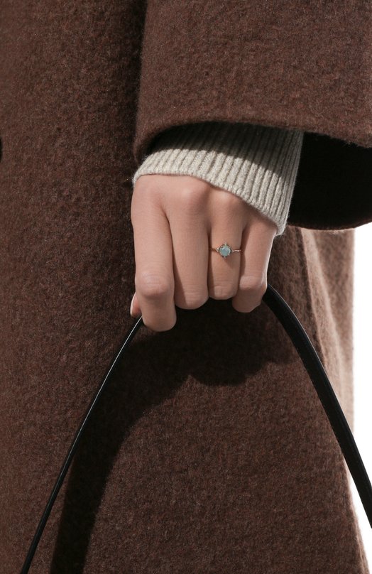 Кольцо роза ветров с аквамарином Moonka tr-rr-aqm Зелёный  tr-rr-aqm Фото 2