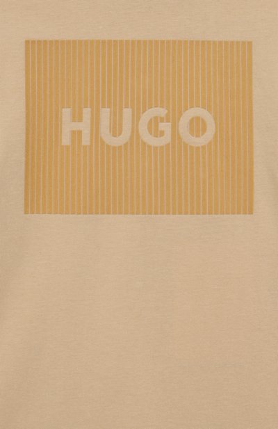 Хлопковая футболка HUGO, арт. G00440, фото 3
