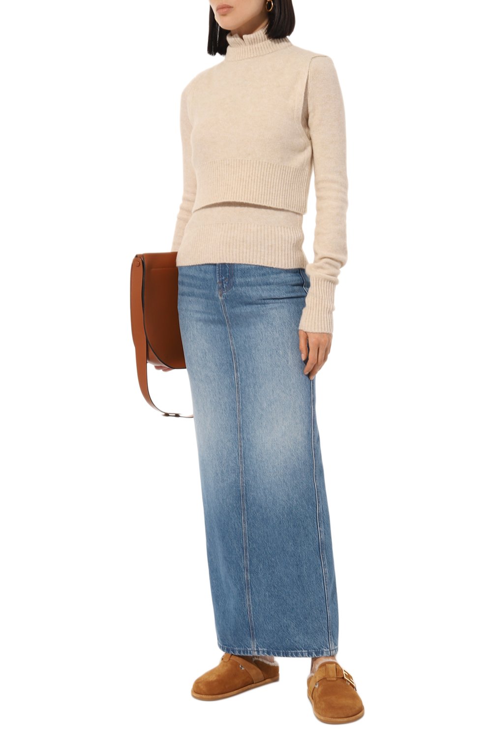 Замшевые сабо FENDI, арт. 8R8448 TK6, фото 2