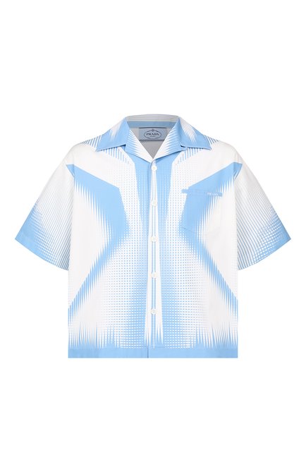 Мужская хлопковая рубашка PRADA, арт. UCS318-1YN2-F0UB3-S-211