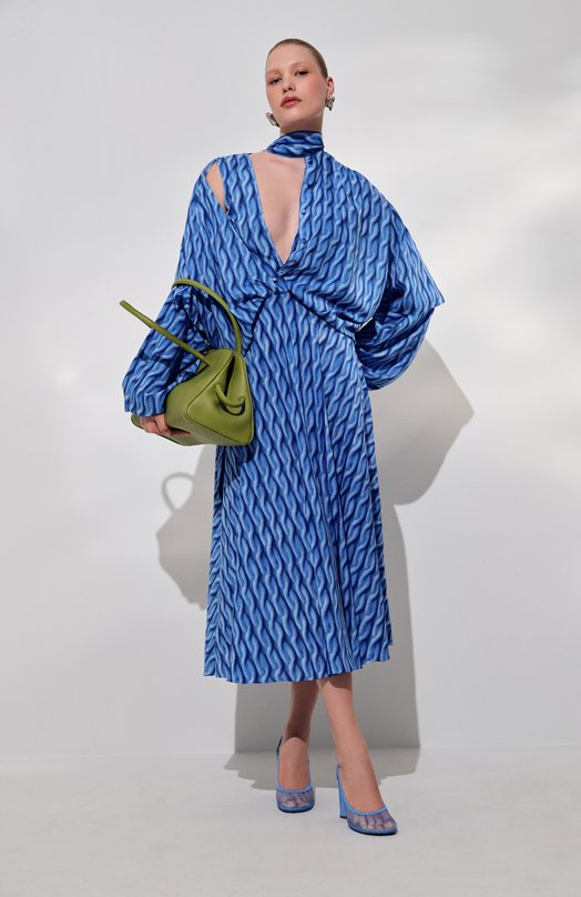 Текстильные туфли Azzurra Mattia Capezzani W484/RETE+VERNICE Голубой  W484/RETE+VERNICE Фото 8
