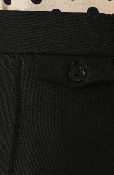 Однотонные шерстяные брюки со стрелками BURBERRY, арт. 4068861, фото 5